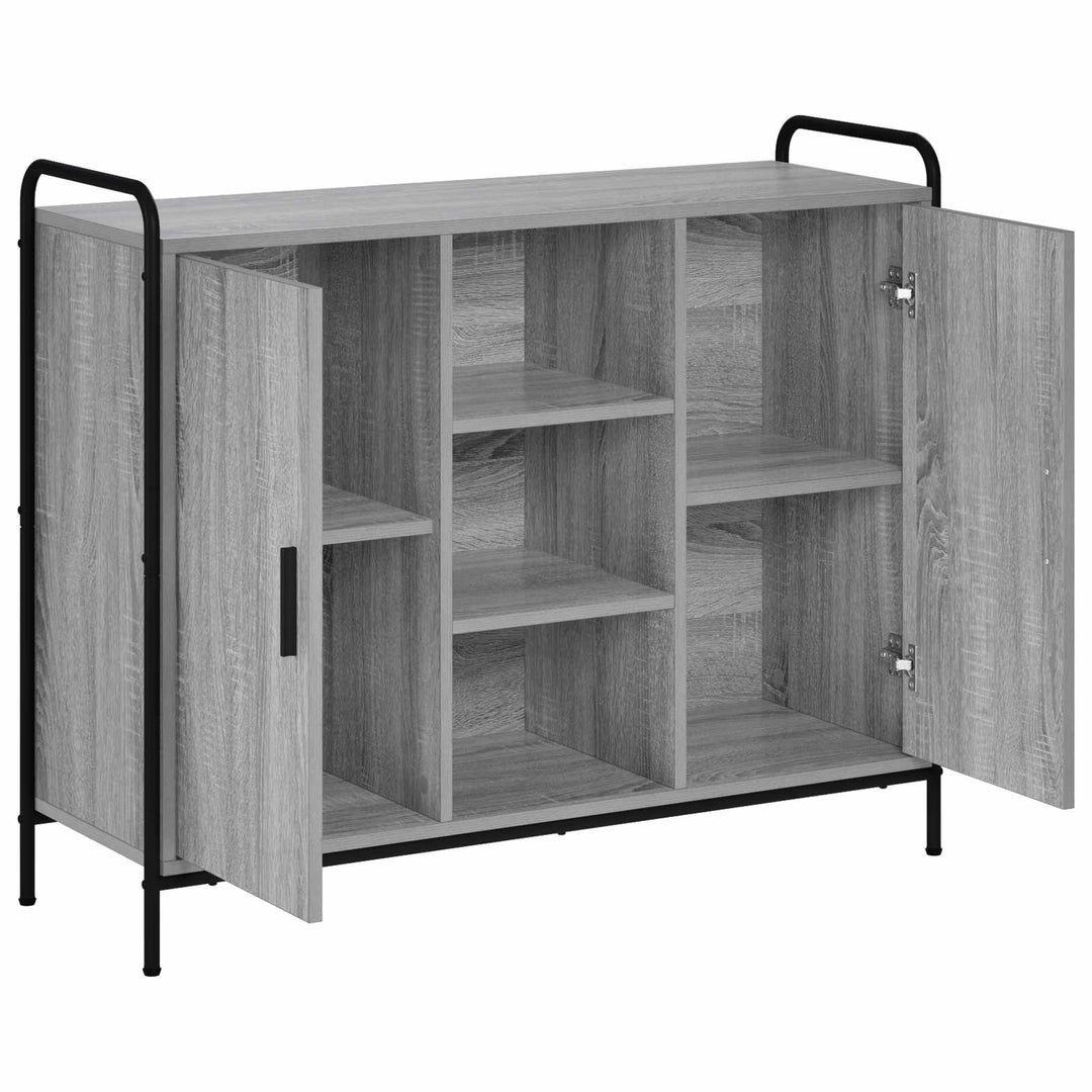 Sideboard Grå Sonoma 97 x 33 x 81 cm Konstrueret træ