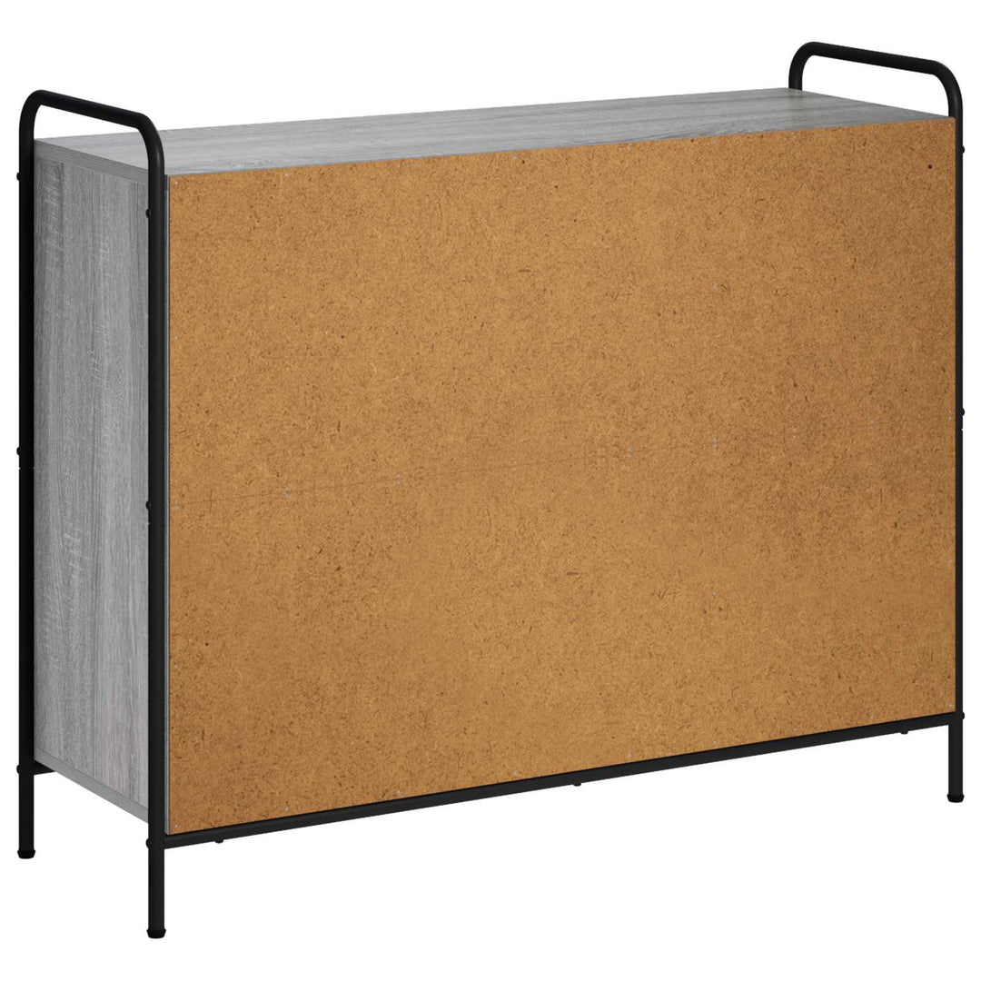 Sideboard Grå Sonoma 97 x 33 x 81 cm Konstrueret træ