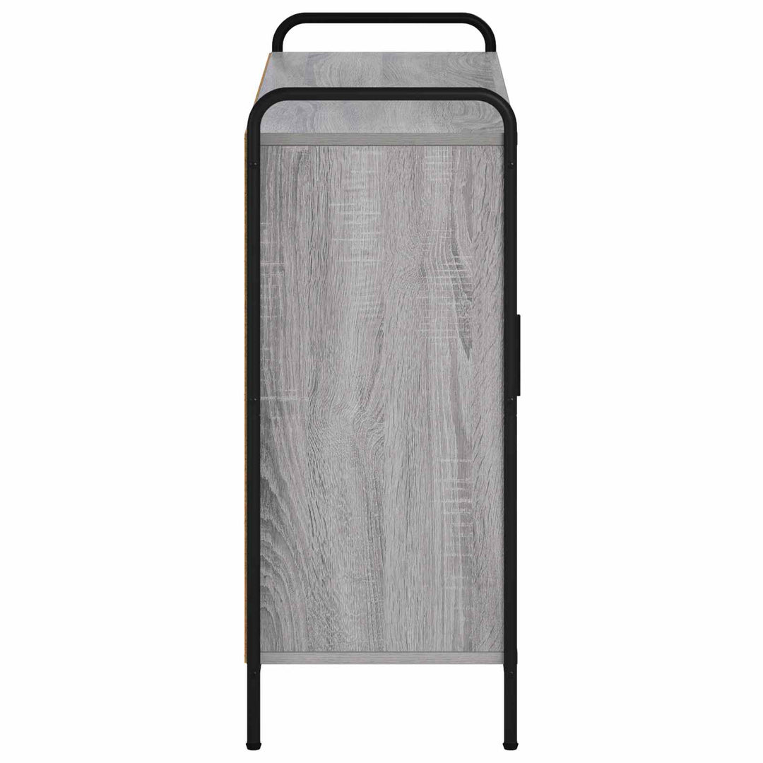 Sideboard Grå Sonoma 97 x 33 x 81 cm Konstrueret træ