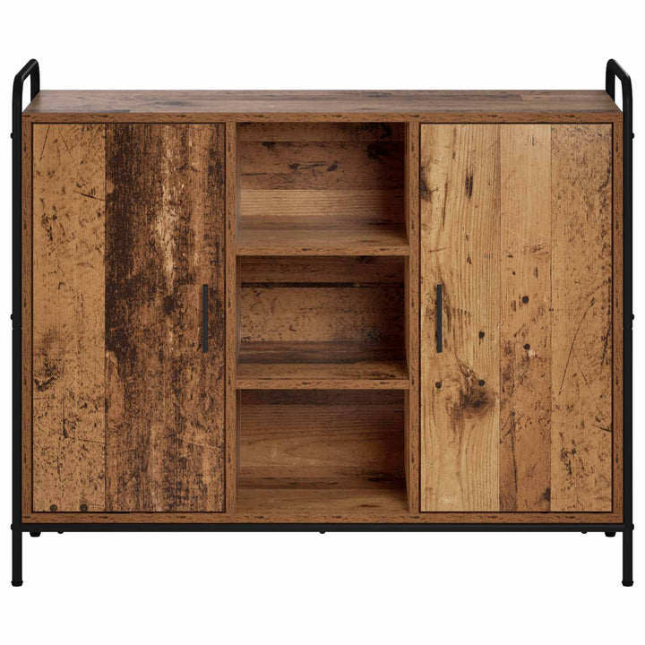 Sideboard Gammelt træ 97 x 33 x 81 cm Konstrueret træ