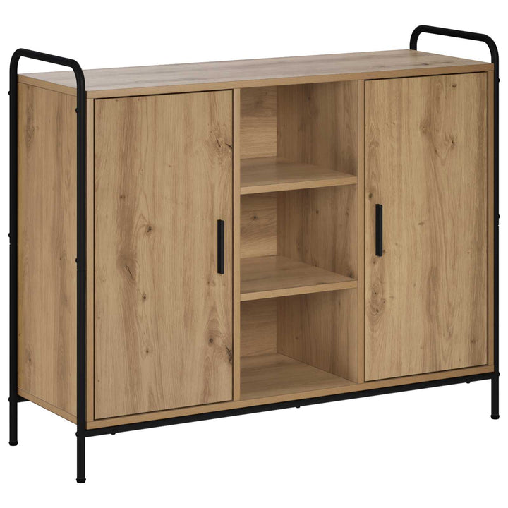 Sideboard Artisan-eg 97 x 33 x 81 cm Konstrueret træ