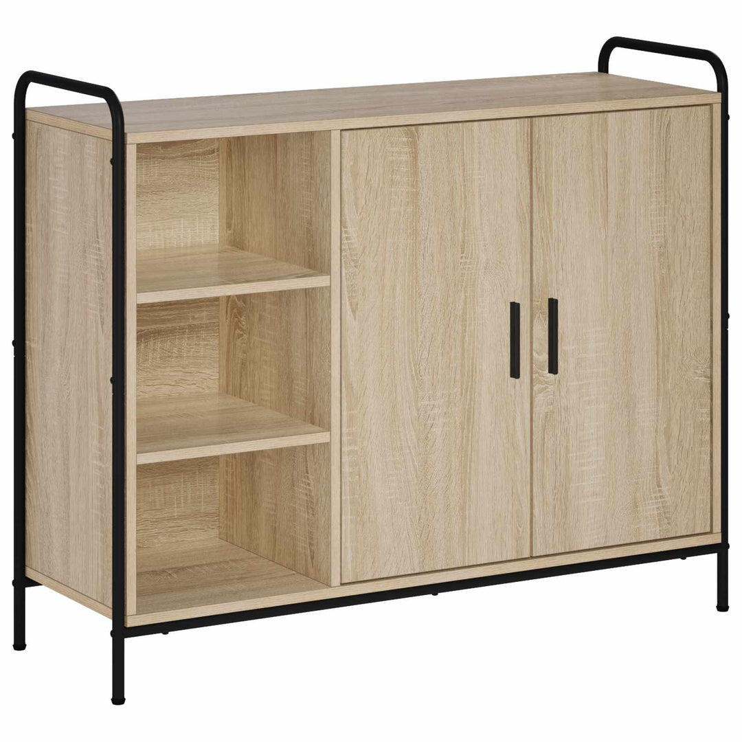 Sideboard Sonoma-eg 97 x 33 x 81 cm Konstrueret træ