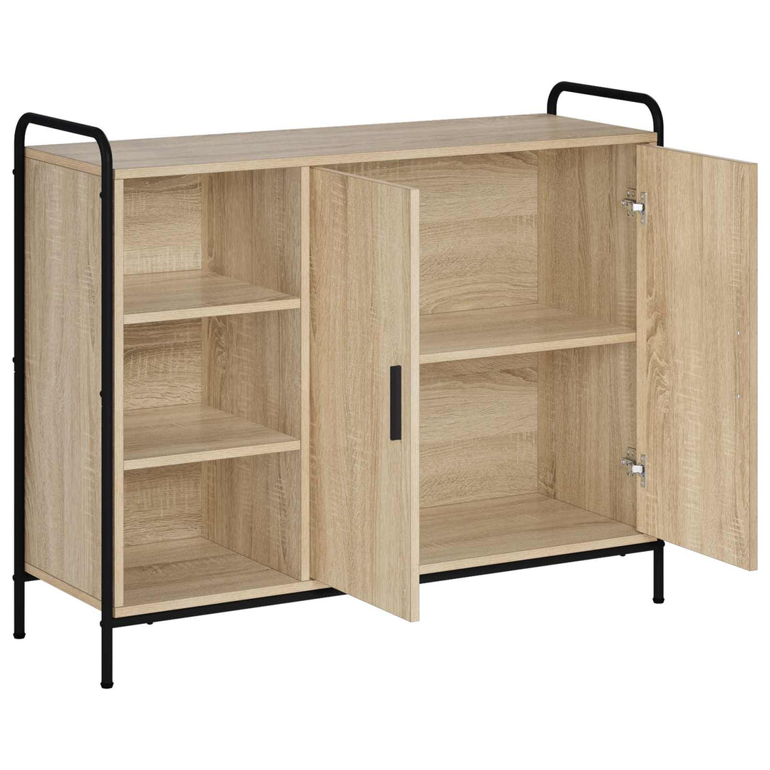 Sideboard Sonoma-eg 97 x 33 x 81 cm Konstrueret træ