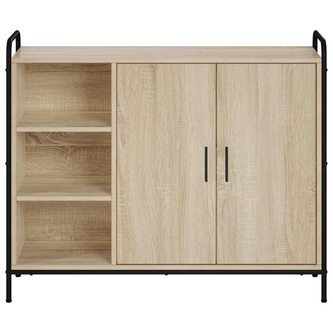 Sideboard Sonoma-eg 97 x 33 x 81 cm Konstrueret træ