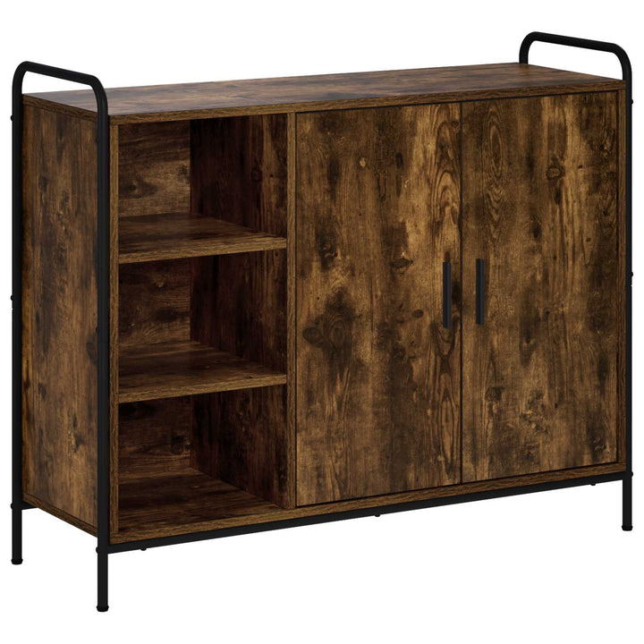 Sideboard Røget eg 97 x 33 x 81 cm Konstrueret træ