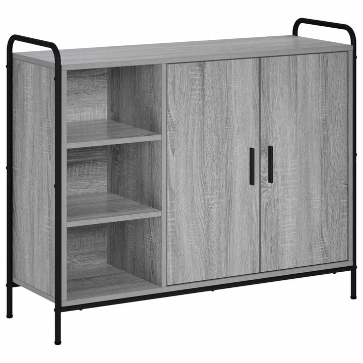 Sideboard Grå Sonoma 97 x 33 x 81 cm Konstrueret træ