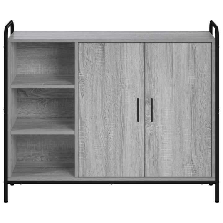 Sideboard Grå Sonoma 97 x 33 x 81 cm Konstrueret træ