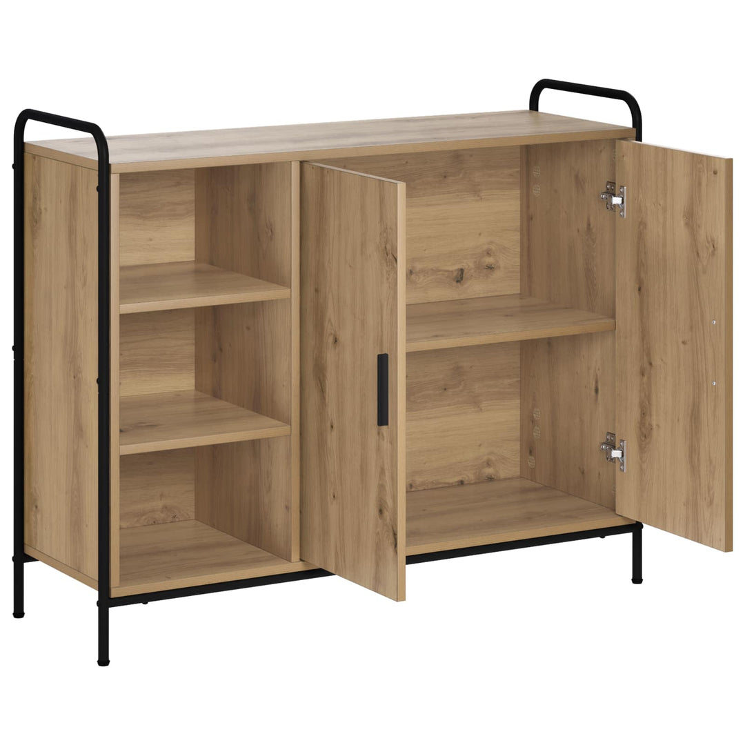 Sideboard Artisan-eg 97 x 33 x 81 cm Konstrueret træ