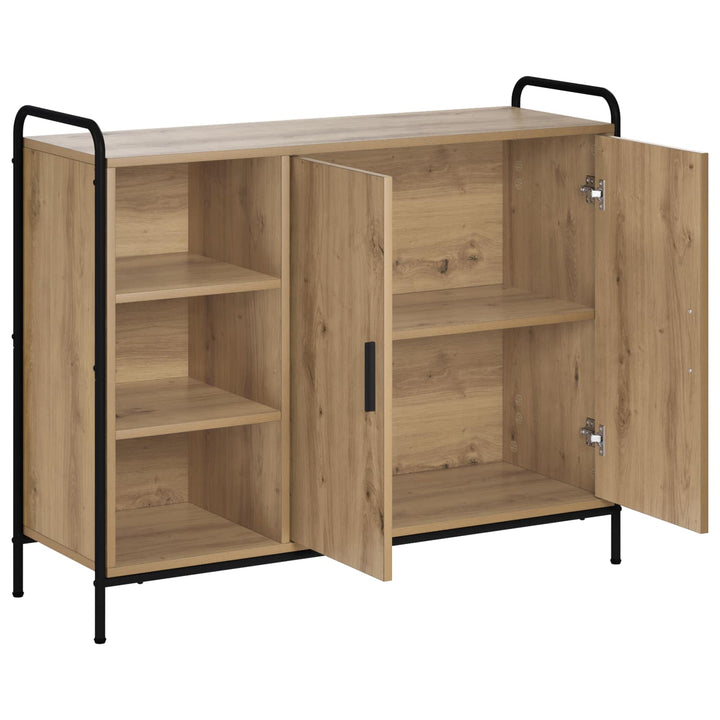 Sideboard Artisan-eg 97 x 33 x 81 cm Konstrueret træ