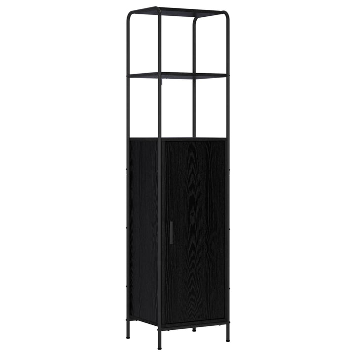 Highboard Sort eg 40 x 33 x 161 cm Konstrueret træ