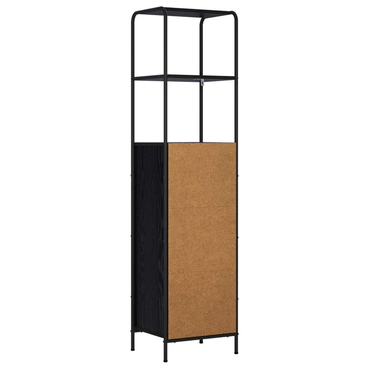 Highboard Sort eg 40 x 33 x 161 cm Konstrueret træ