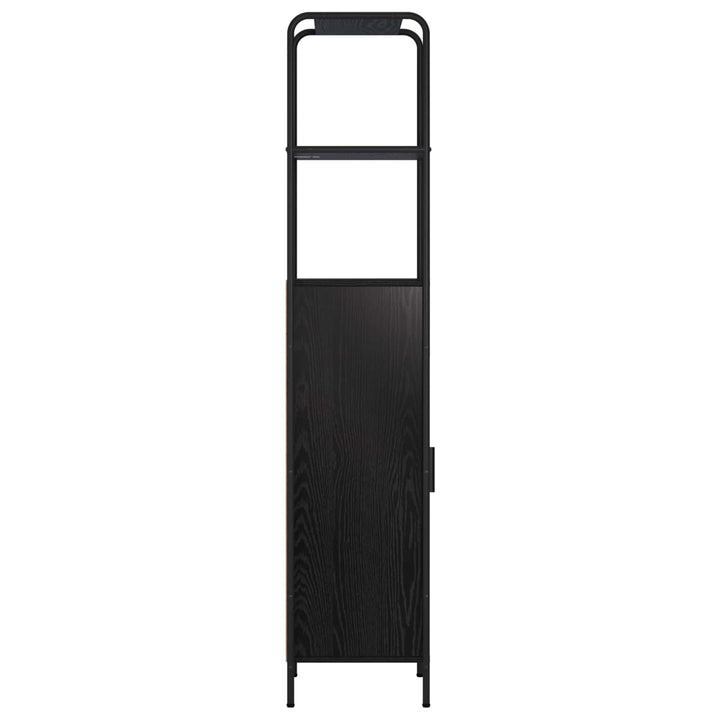 Highboard Sort eg 40 x 33 x 161 cm Konstrueret træ