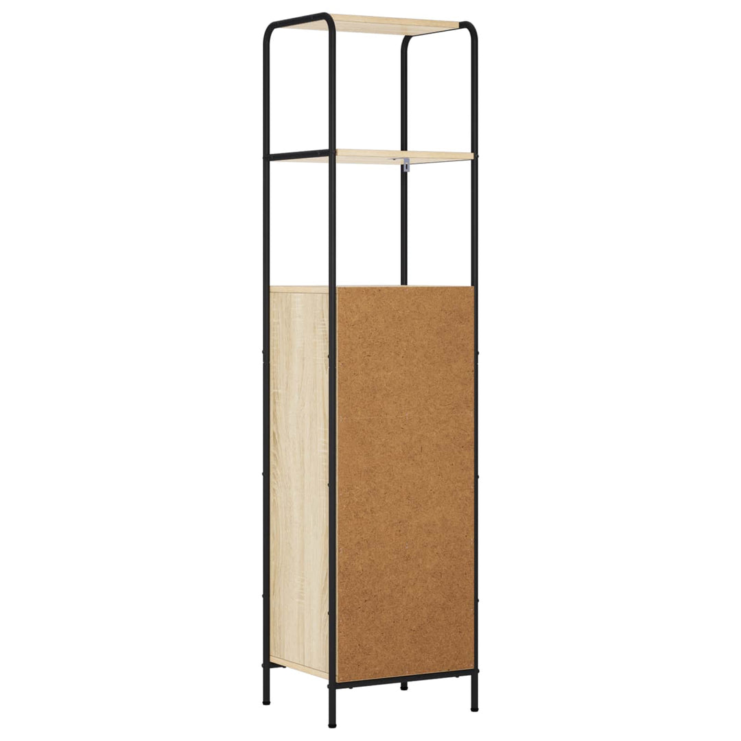 Highboard Sonoma-eg 40 x 33 x 161 cm Konstrueret træ