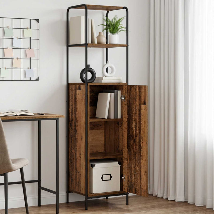 Highboard Gammelt træ 40 x 33 x 161 cm Konstrueret træ