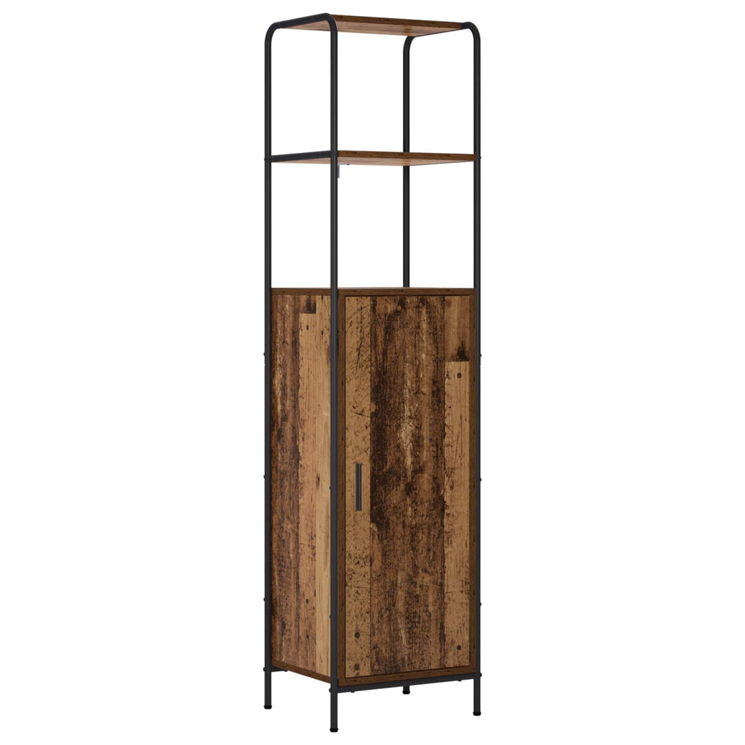 Highboard Gammelt træ 40 x 33 x 161 cm Konstrueret træ