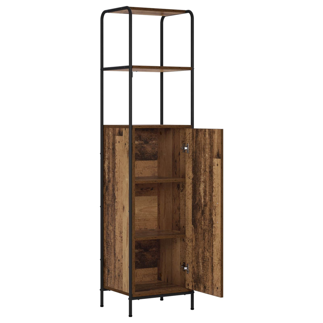 Highboard Gammelt træ 40 x 33 x 161 cm Konstrueret træ