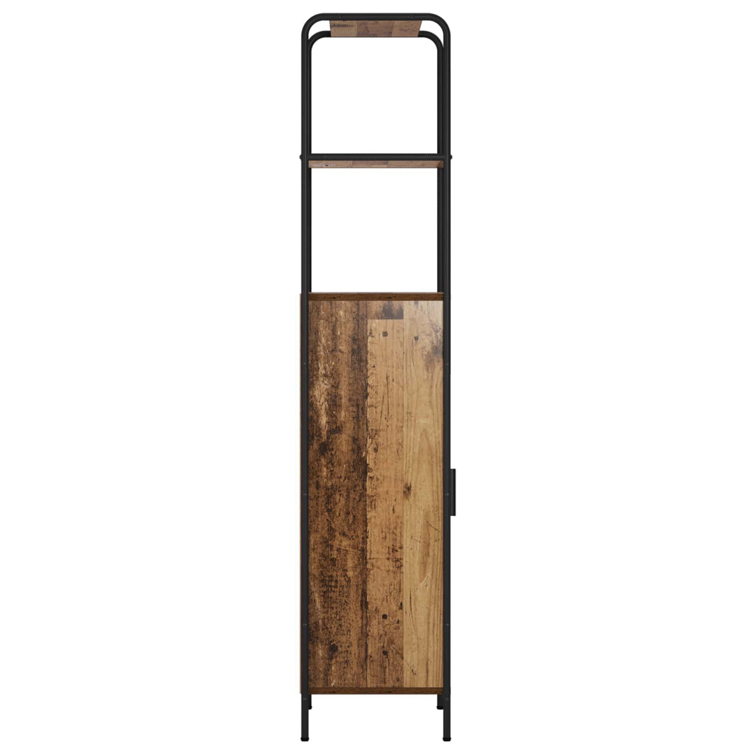 Highboard Gammelt træ 40 x 33 x 161 cm Konstrueret træ