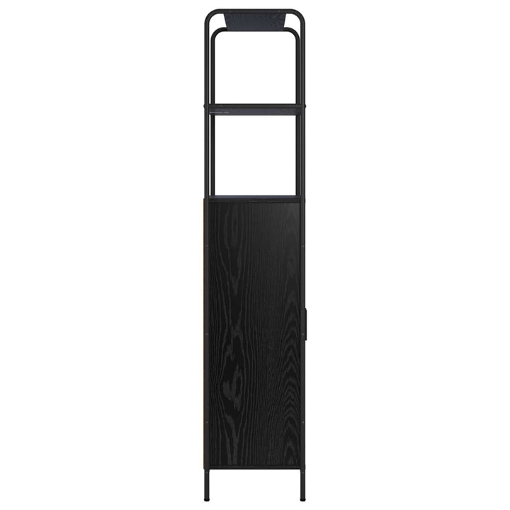 Highboard Sort eg 40 x 33 x 161 cm Konstrueret træ