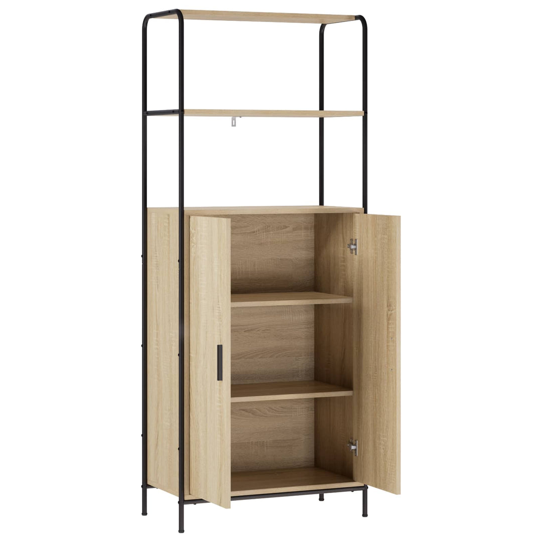 Highboard Sonoma-eg 40 x 33 x 161 cm Konstrueret træ