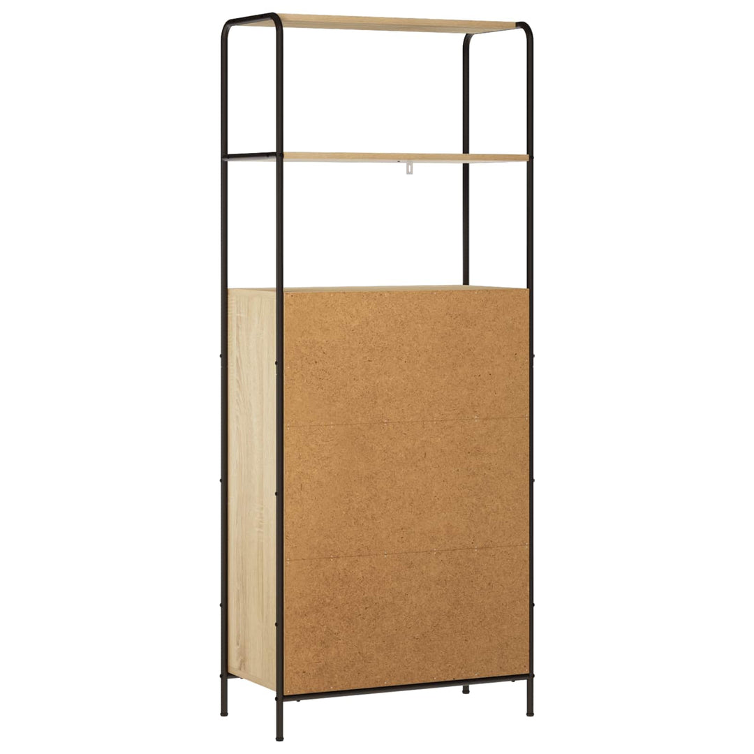 Highboard Sonoma-eg 40 x 33 x 161 cm Konstrueret træ