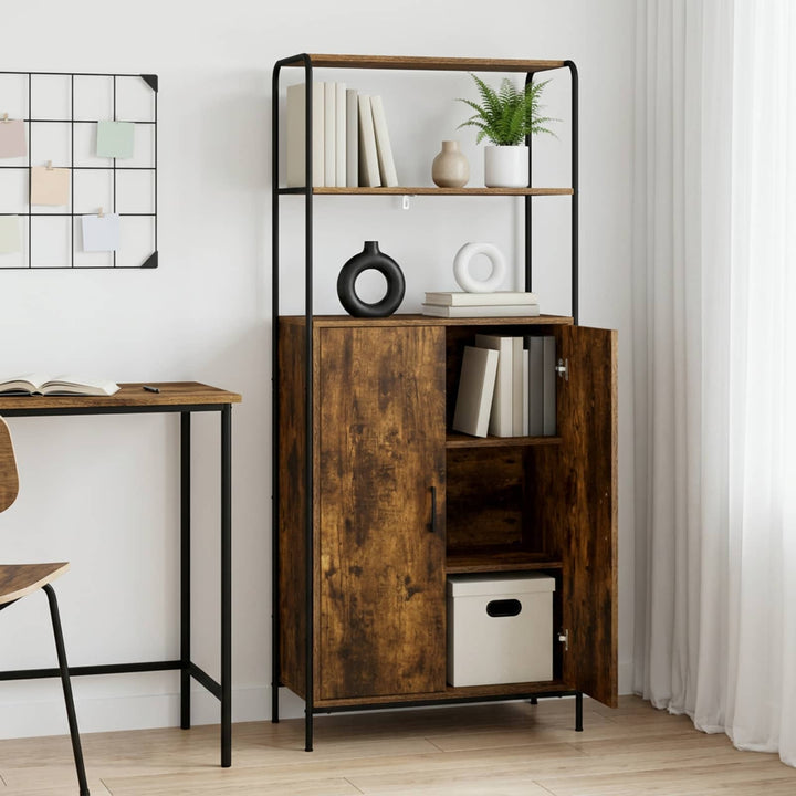 Highboard Røget eg 40 x 33 x 161 cm Konstrueret træ