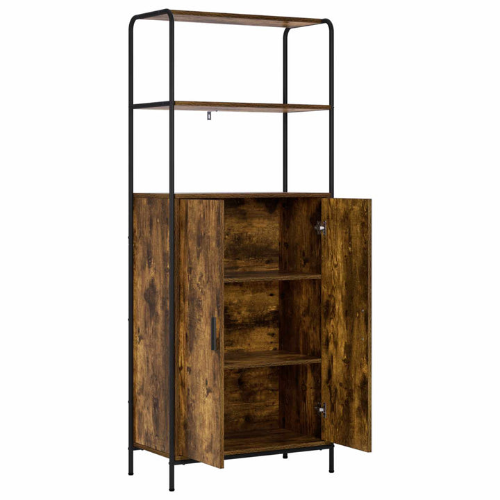 Highboard Røget eg 40 x 33 x 161 cm Konstrueret træ