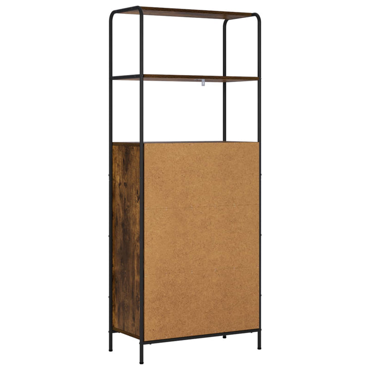 Highboard Røget eg 40 x 33 x 161 cm Konstrueret træ