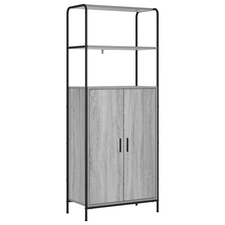 Highboard Grå Sonoma 40 x 33 x 161 cm Konstrueret træ