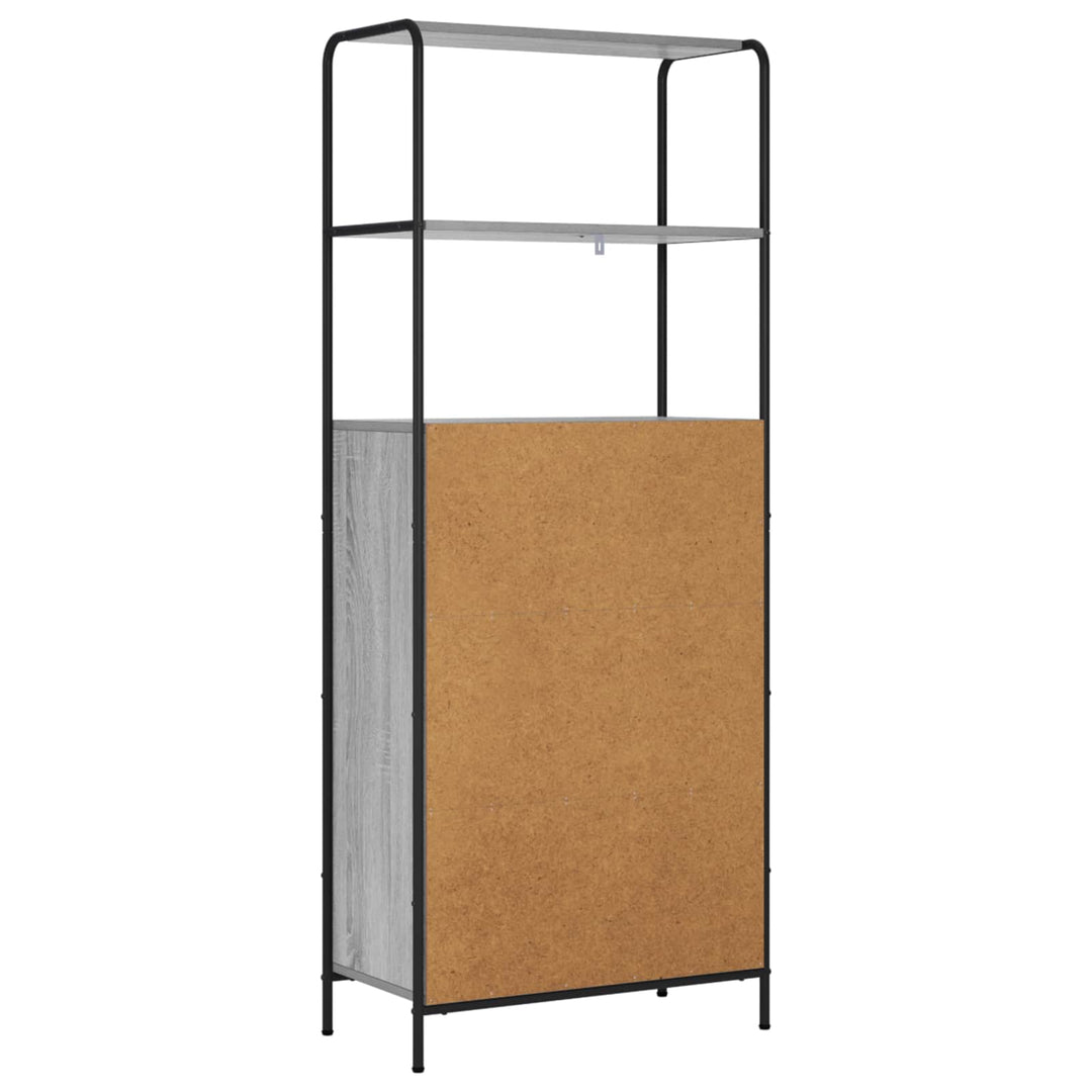Highboard Grå Sonoma 40 x 33 x 161 cm Konstrueret træ