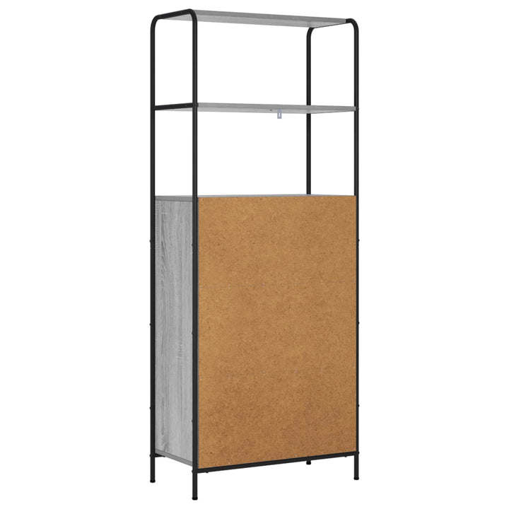 Highboard Grå Sonoma 40 x 33 x 161 cm Konstrueret træ