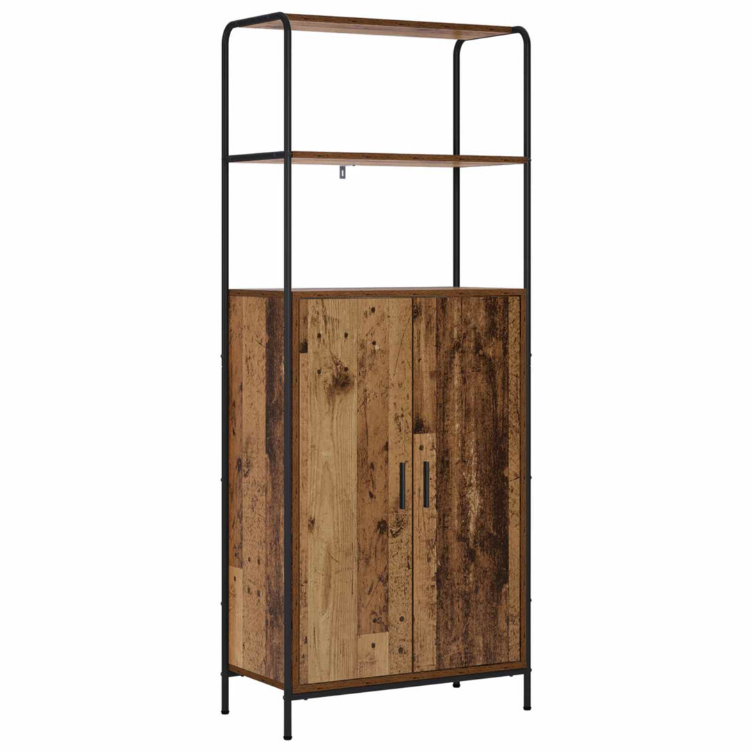 Highboard Gammelt træ 40 x 33 x 161 cm Konstrueret træ