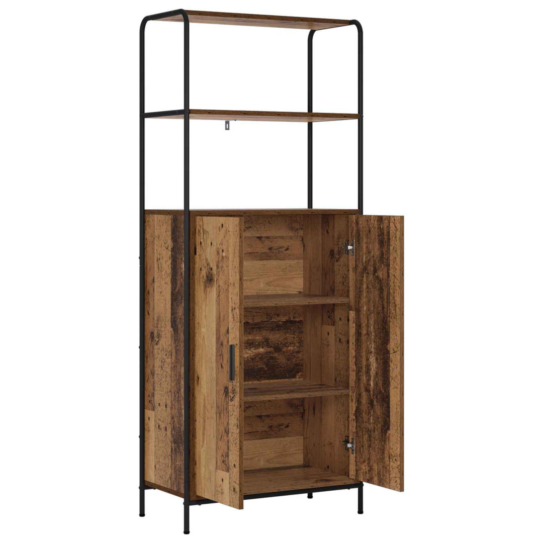 Highboard Gammelt træ 40 x 33 x 161 cm Konstrueret træ