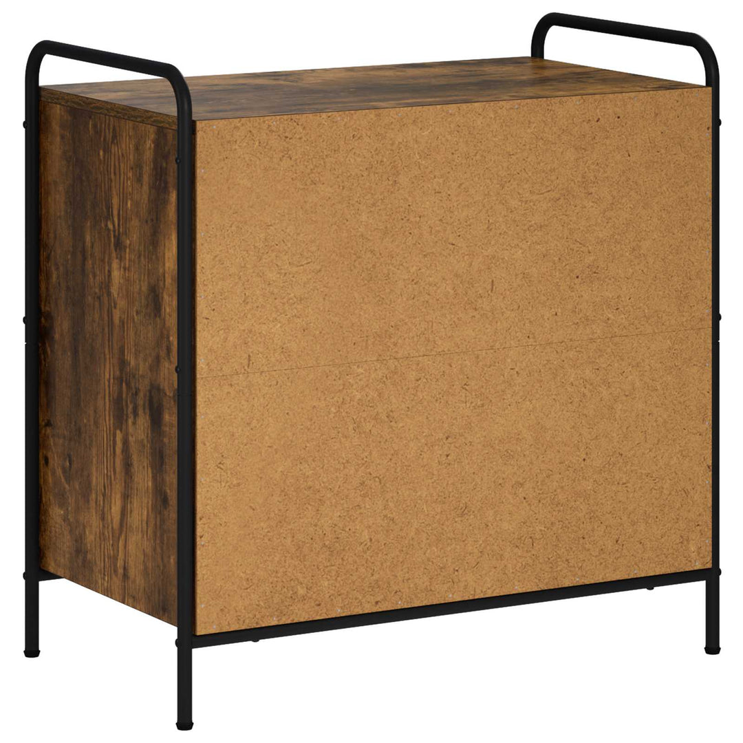 Skuffeskab Røget eg 70 x 39,5 x 71 cm Konstrueret træ