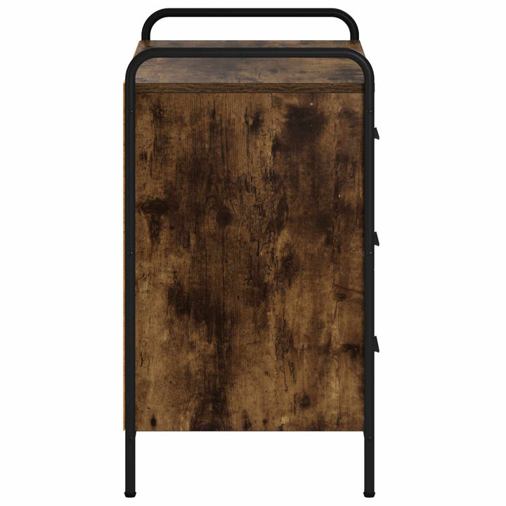 Skuffeskab Røget eg 70 x 39,5 x 71 cm Konstrueret træ