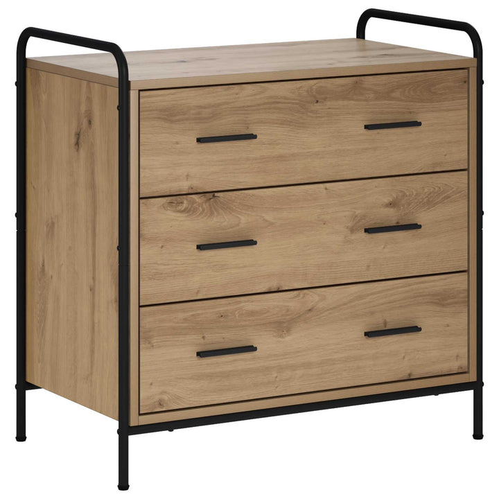 Skuffeskab Artisan-eg 70 x 39,5 x 71 cm Konstrueret træ