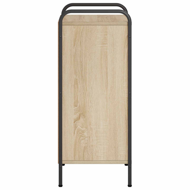Bogskab 55,5 x 33 x 174 cm Konstrueret træ Sonoma-eg