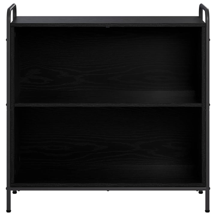 Bogskab 80 x 33 x 80 cm Konstrueret træ Sort eg
