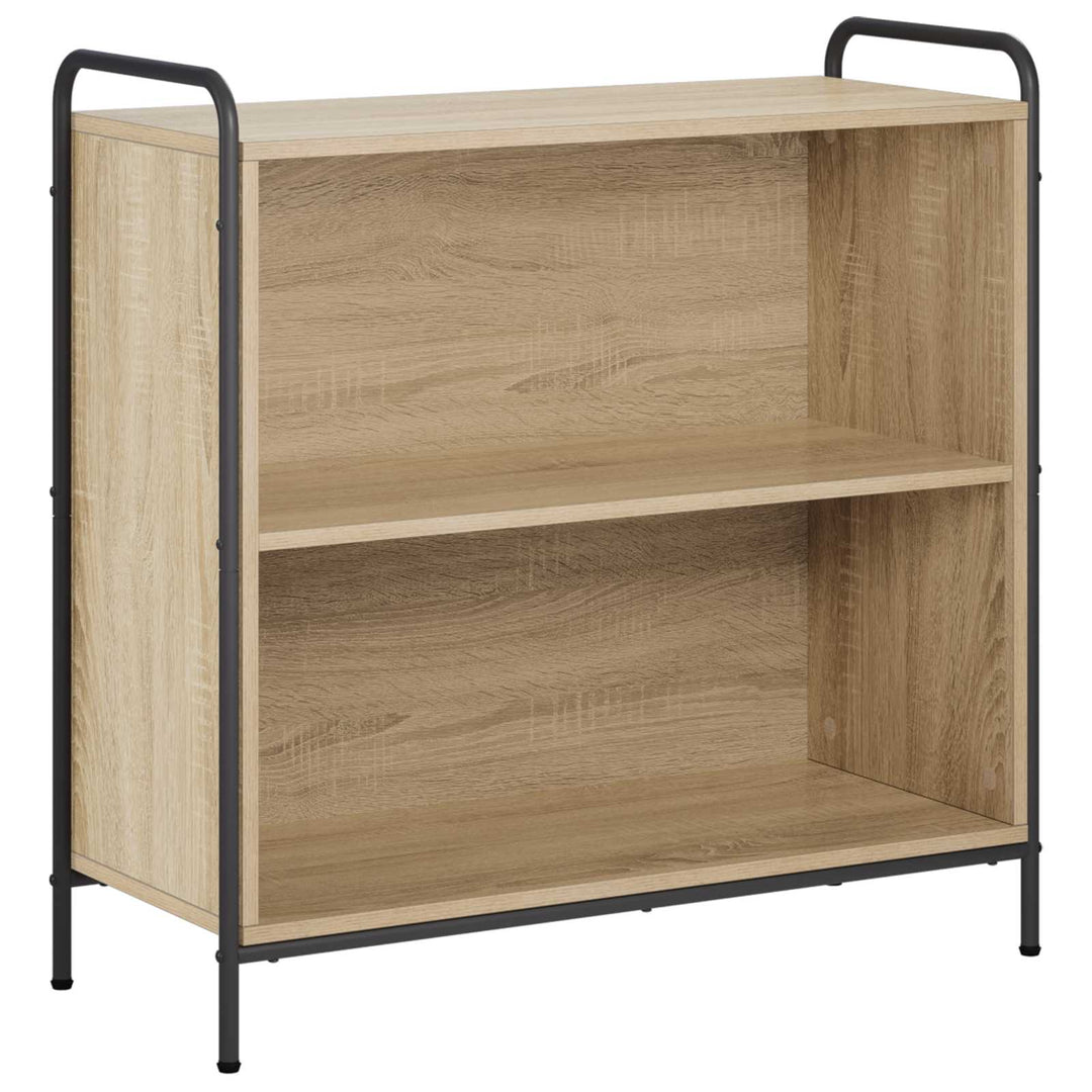 Bogskab 80 x 33 x 80 cm Konstrueret træ Sonoma-eg