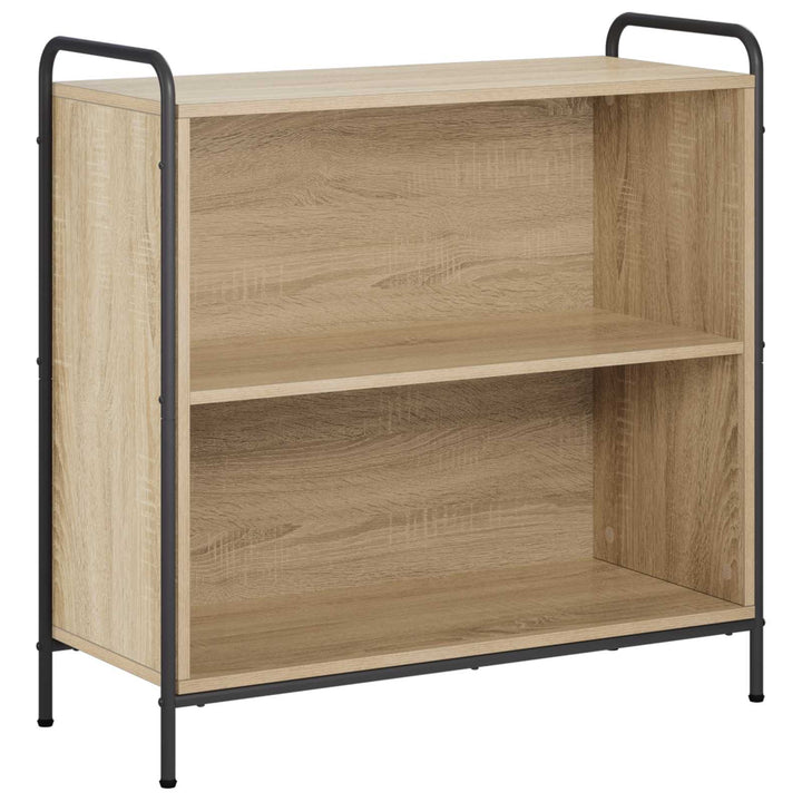 Bogskab 80 x 33 x 80 cm Konstrueret træ Sonoma-eg