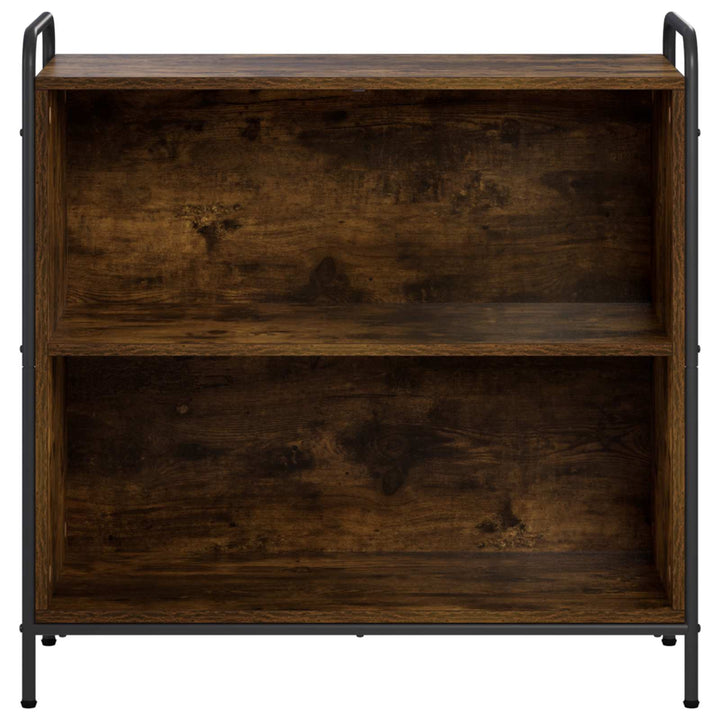 Bogskab 80 x 33 x 80 cm Konstrueret træ Røget eg