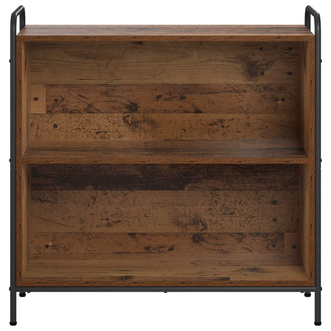 Bogskab 80 x 33 x 80 cm Konstrueret træ Gammelt træ