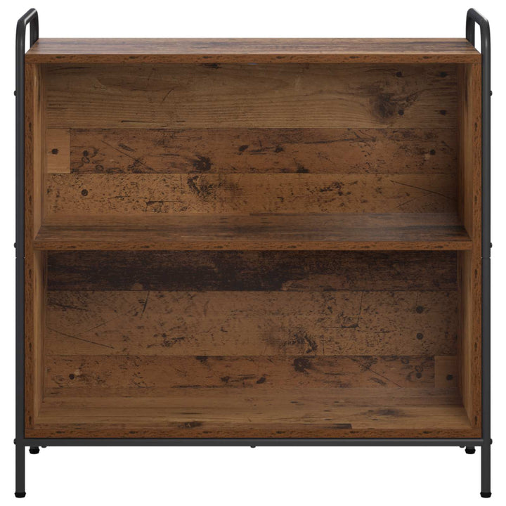 Bogskab 80 x 33 x 80 cm Konstrueret træ Gammelt træ