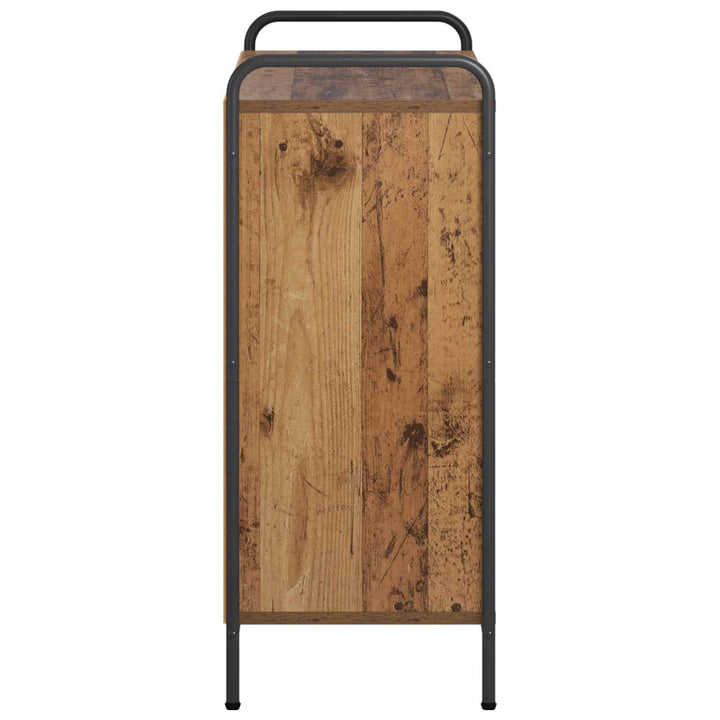 Bogskab 80 x 33 x 80 cm Konstrueret træ Gammelt træ