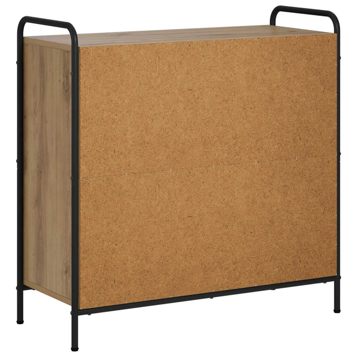 Bogskab 80 x 33 x 80 cm Konstrueret træ Artisan-eg