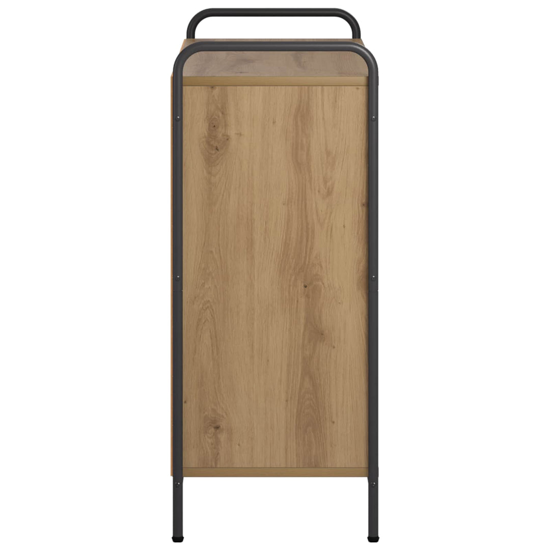 Bogskab 80 x 33 x 80 cm Konstrueret træ Artisan-eg