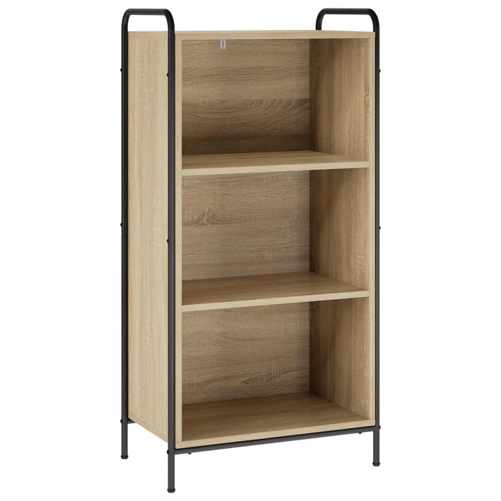 Bogskab 55,5 x 33 x 174 cm Konstrueret træ Sonoma-eg