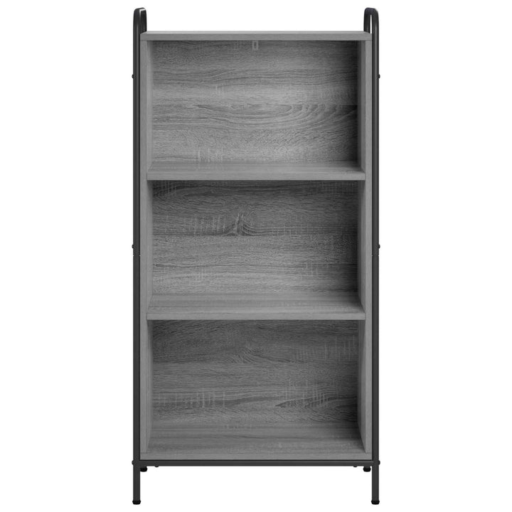 Bogskab 55,5 x 33 x 174 cm Konstrueret træ Grå Sonoma