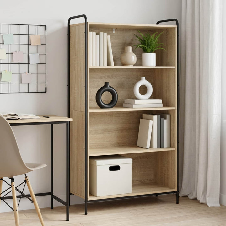 Bogskab 55,5 x 33 x 174 cm Konstrueret træ Sonoma-eg