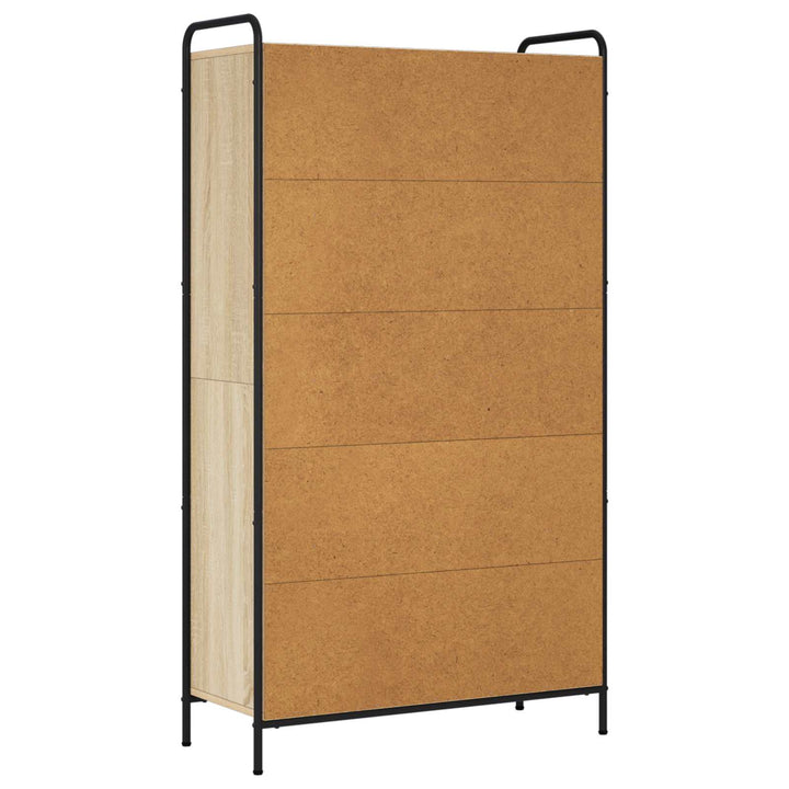 Bogskab 55,5 x 33 x 174 cm Konstrueret træ Sonoma-eg