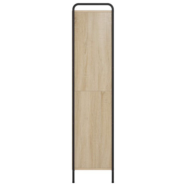 Bogskab 55,5 x 33 x 174 cm Konstrueret træ Sonoma-eg